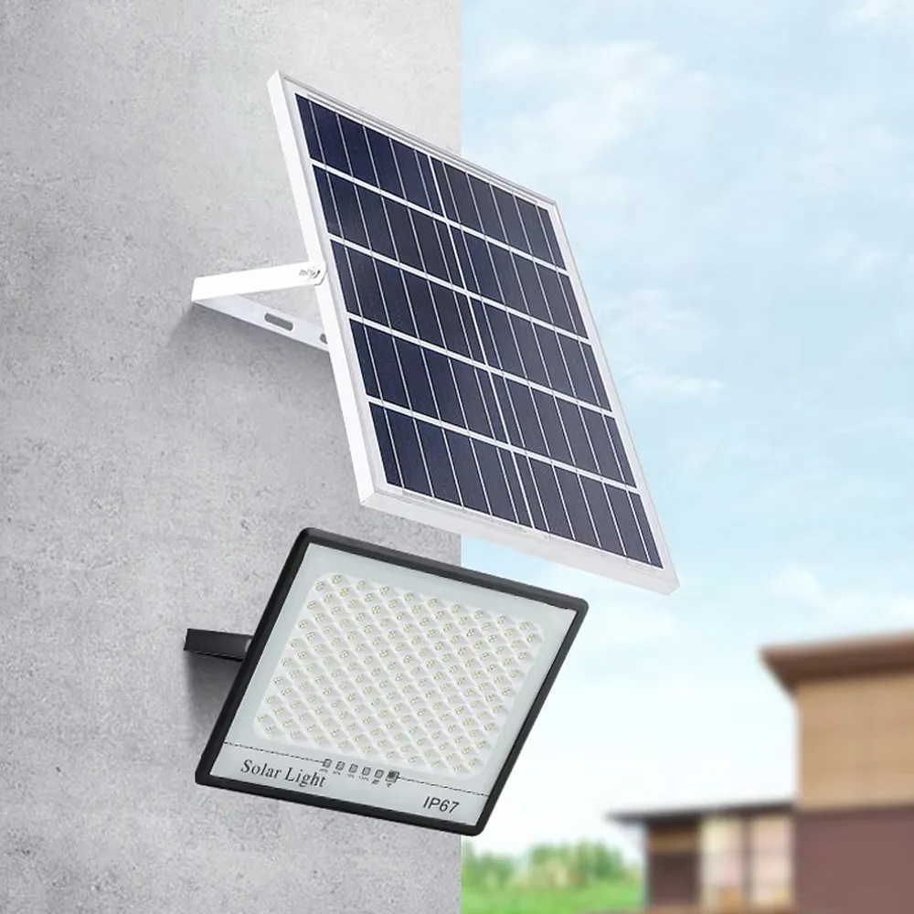 solar powered flood lights outdoor