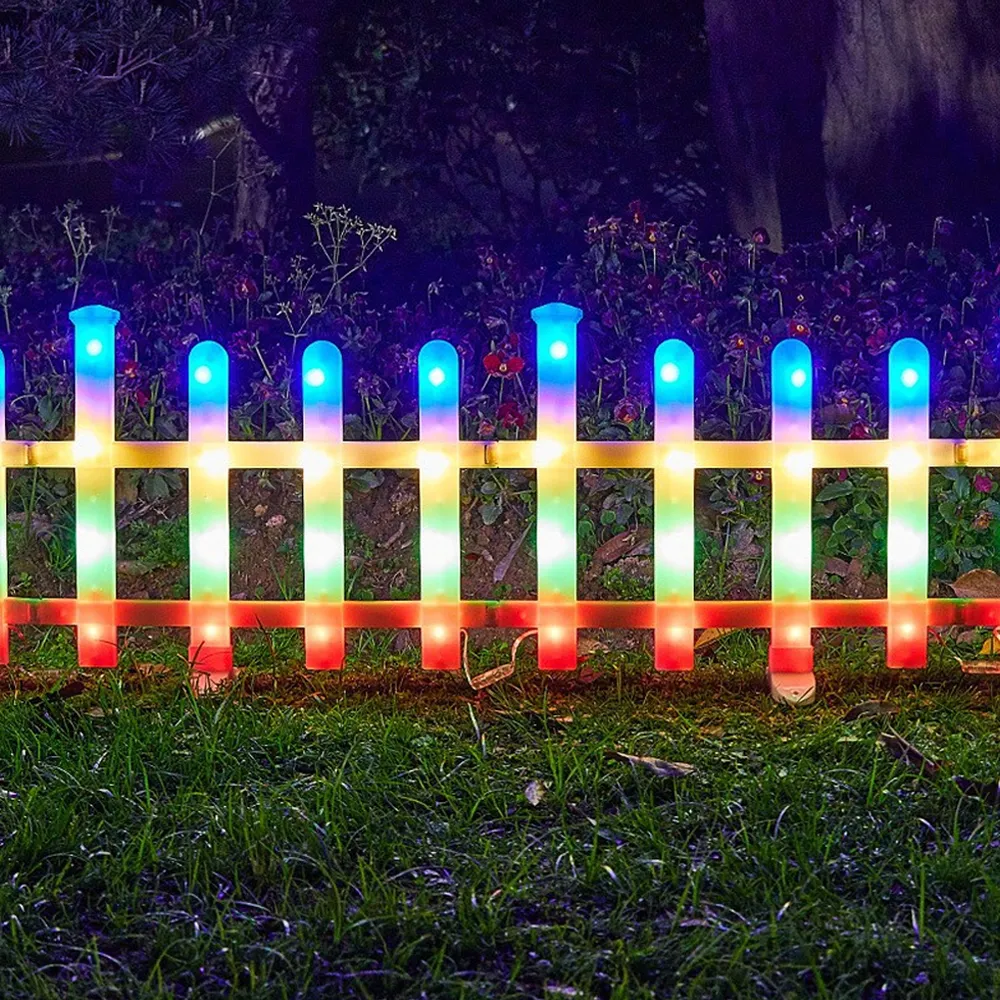 fence solar powered lights