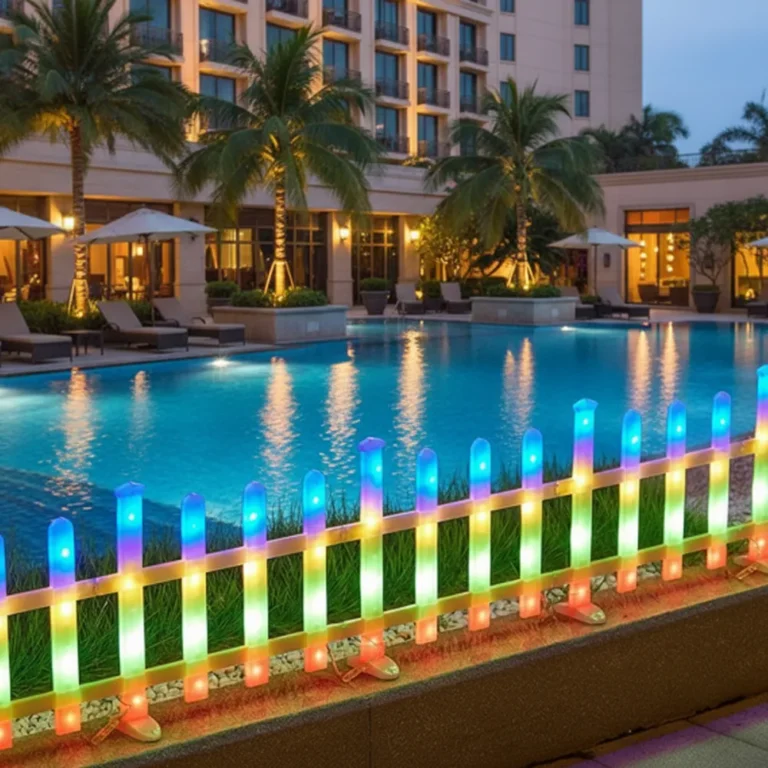 solar powered fence lights