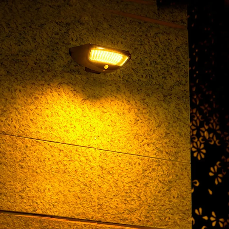 solar powered motion sensor outdoor light