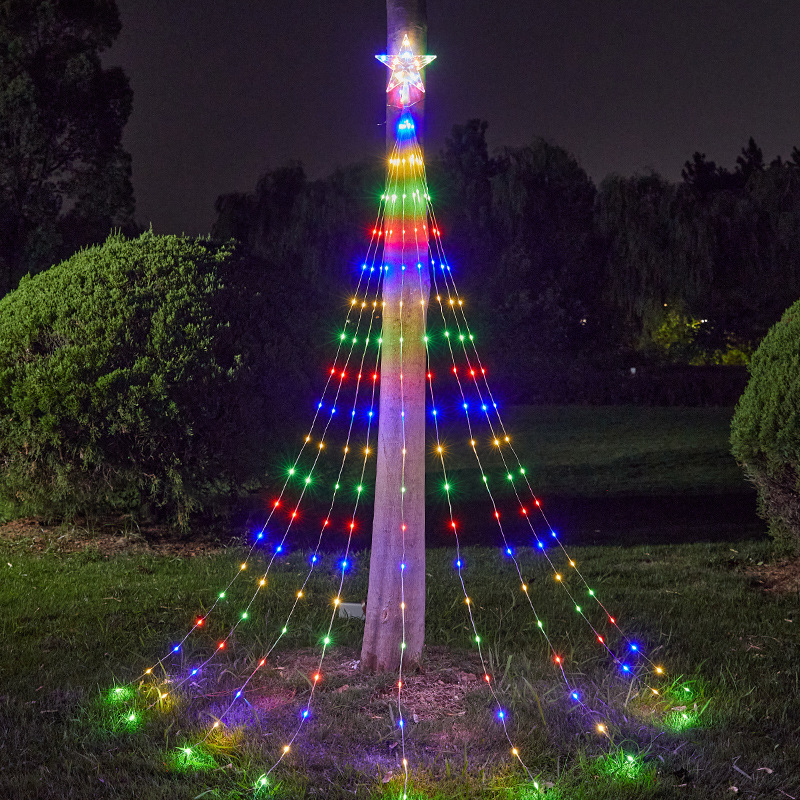 Outdoor Solar Star Waterfall Light