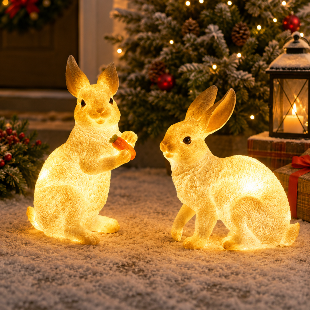 Colorful Solar Christmas Animal Lights Collection