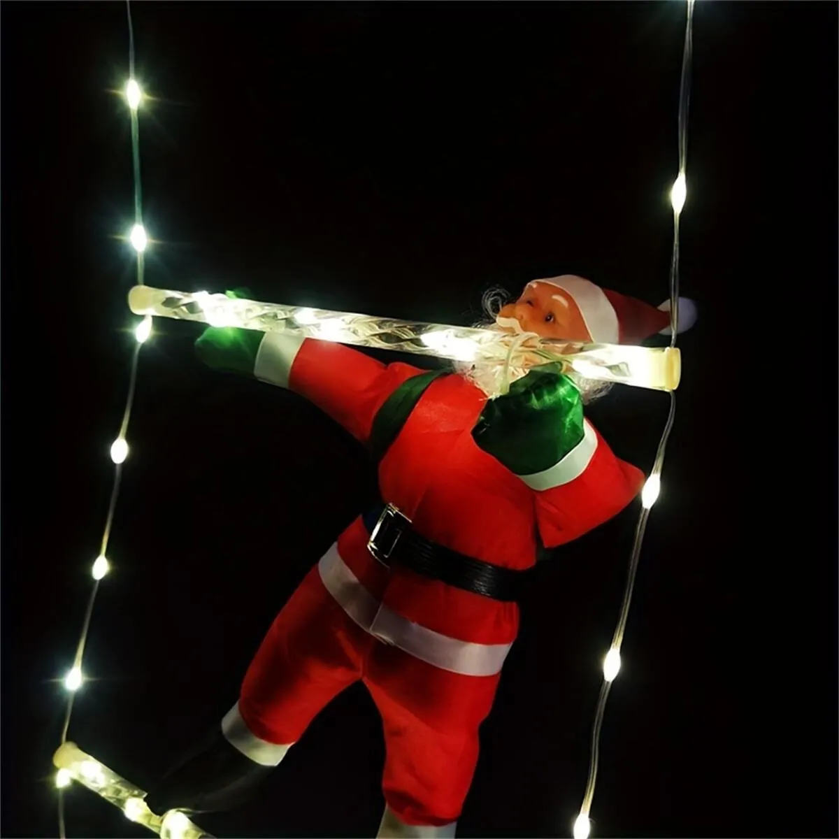 Solar Santa Climbing Ladder Light — BM-HP008