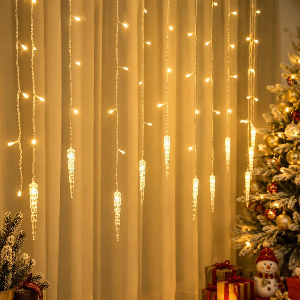 Solar Christmas Icicle Lights — BM-HP017