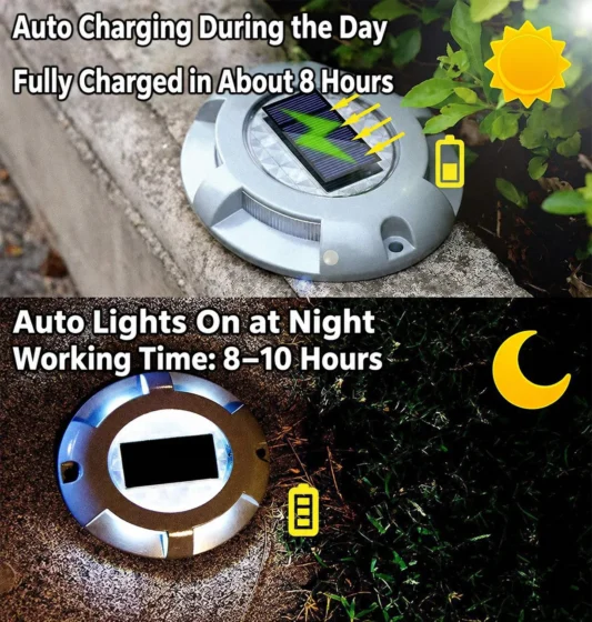Outdoor Solar Deck Lights