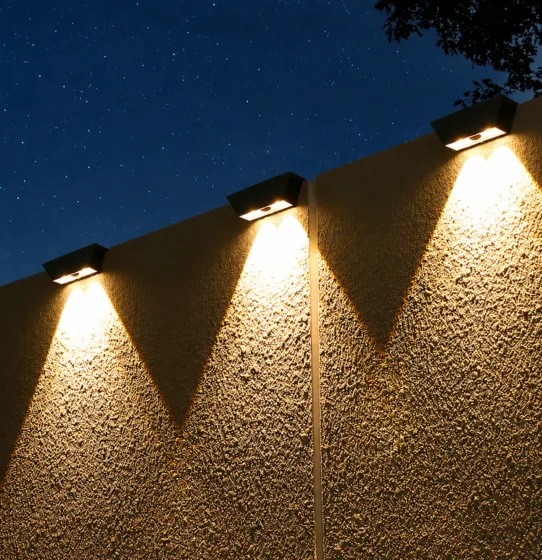 Solar Fence Wall Lights
