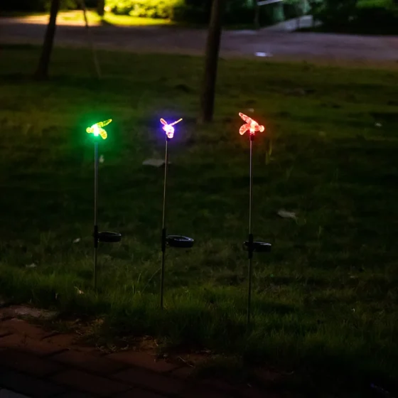 Solar Bee Stake Lights