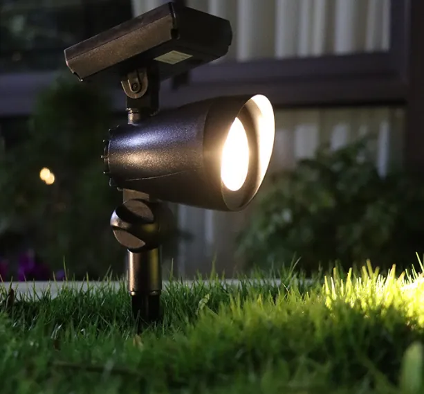 Solar Spotlights in use