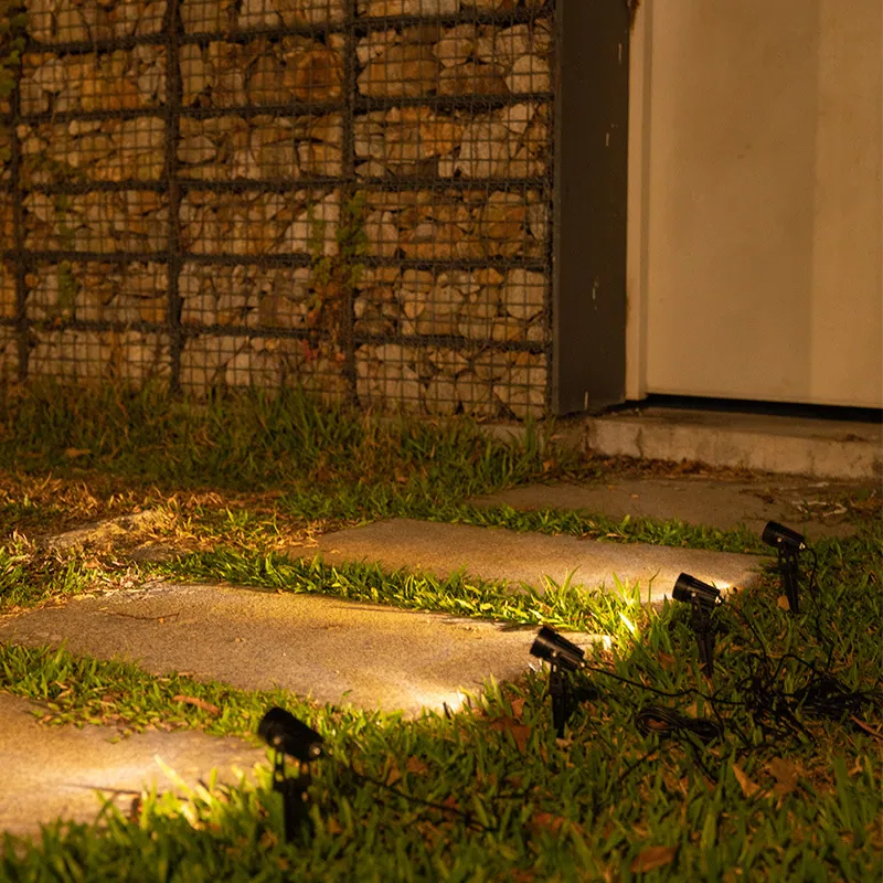 Solar Spotlights in use