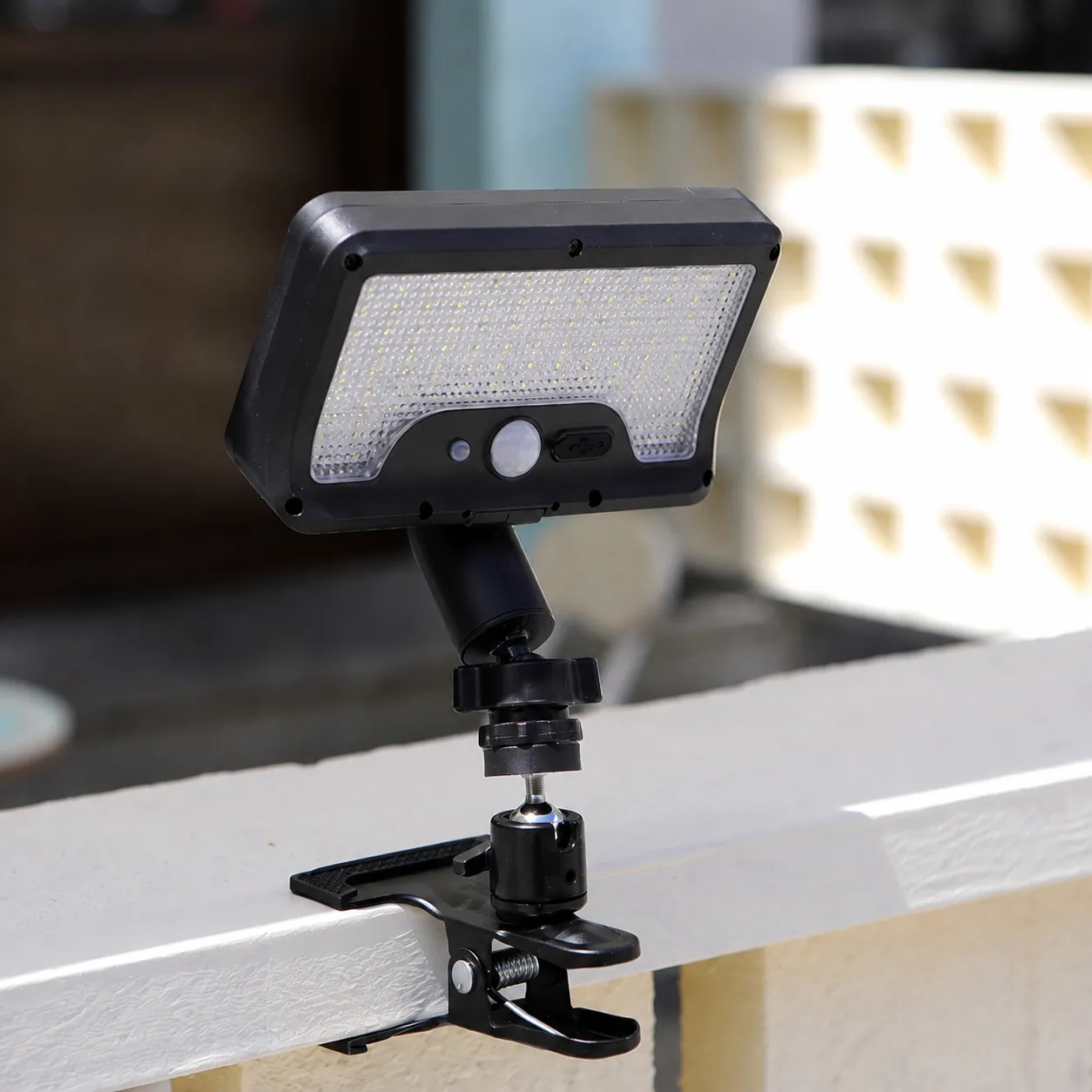 Solar Motion Sensor Path Lights in use