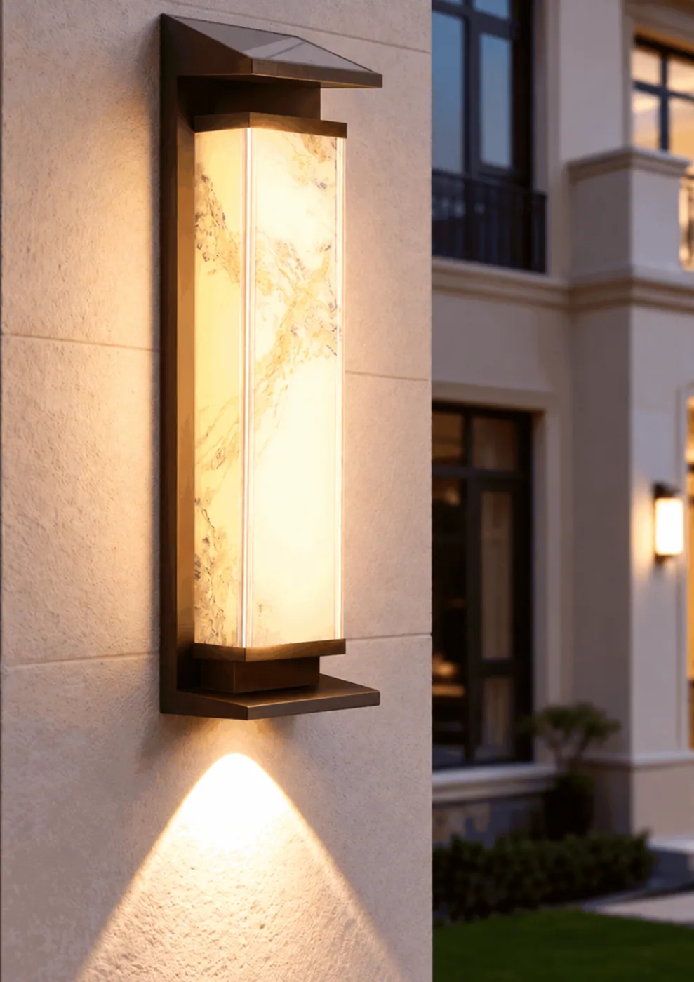 Solar Decorative Wall Lights in use