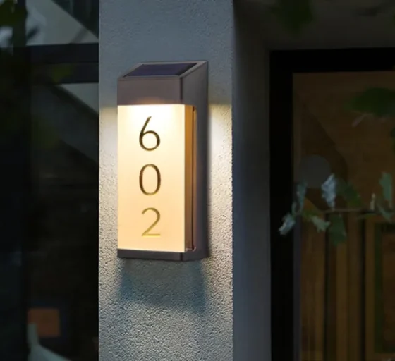 Solar House Number Lights